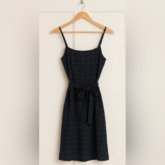 Mexx Dresses & Skirts - Navy Blue Midi Dress with Light Blue Accents